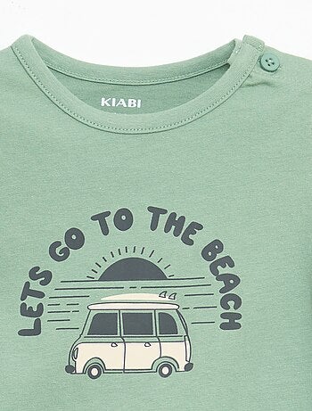 T-shirt met korte mouwen van katoenen jerseytricot