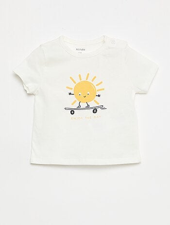 T-shirt met korte mouwen van katoenen jerseytricot