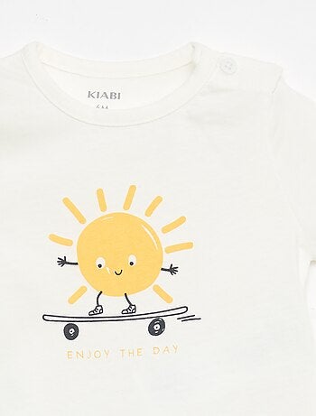 T-shirt met korte mouwen van katoenen jerseytricot