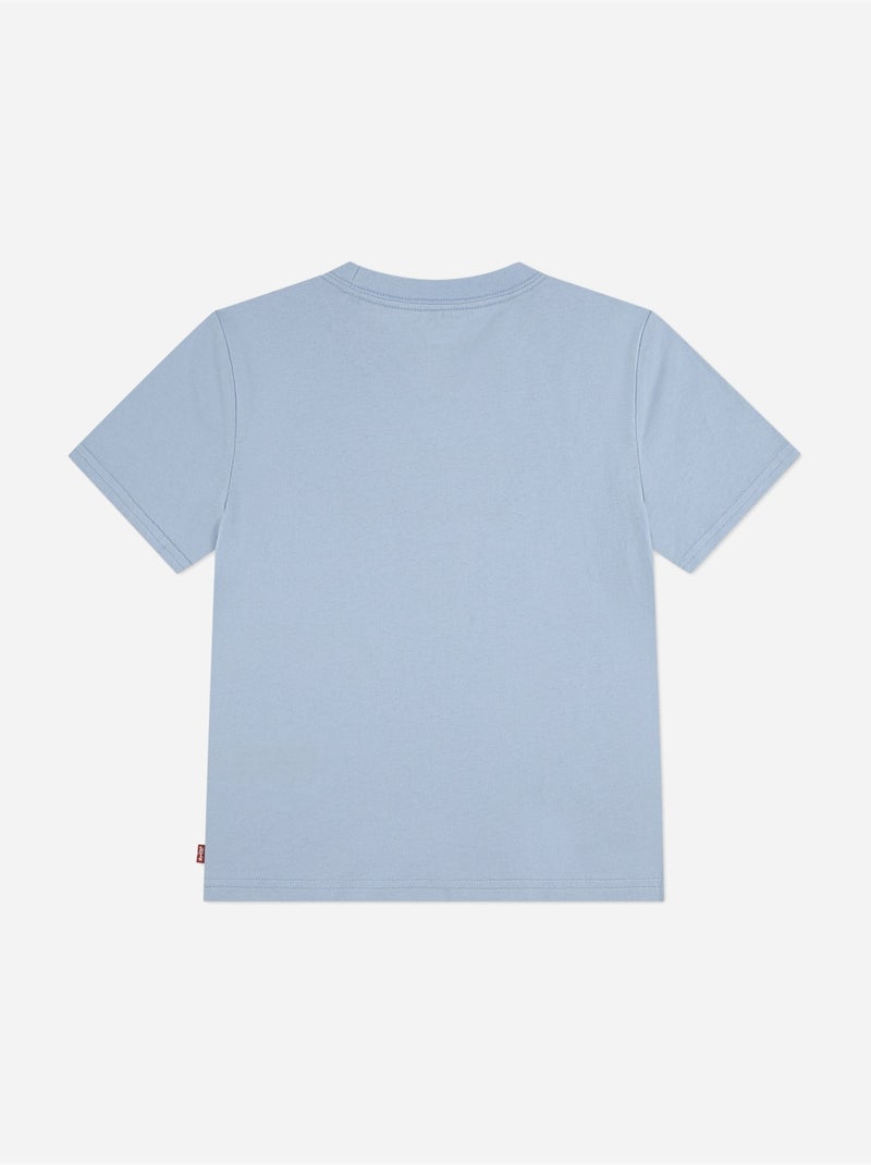 T-shirt met korte mouwen voor jongens - Levi's Kids Hemelsblauw - Kiabi