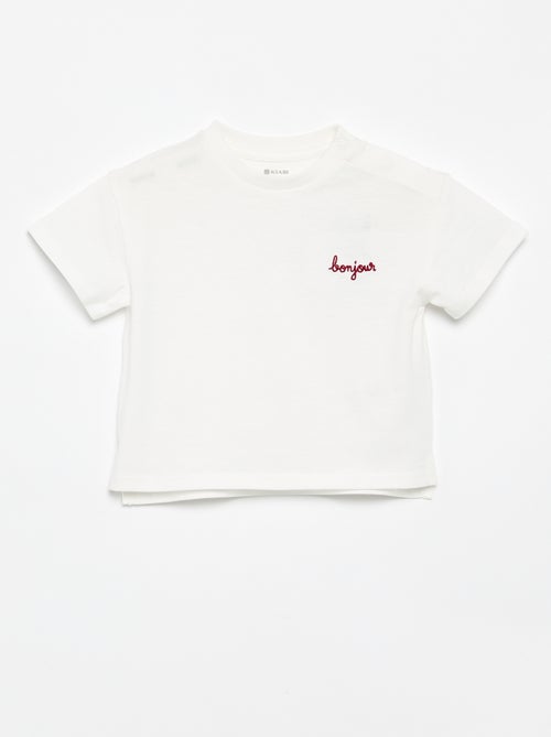T-shirt met korte mouwen - Kiabi