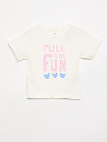 T-shirt met korte mouwen