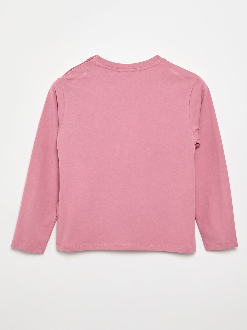 T-shirt met 'Kuromi'-print - gemakkelijk aan te trekken collectie Rose - Kiabi