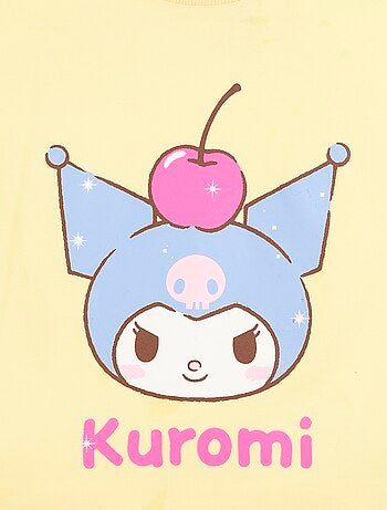 T-shirt met 'Kuromi'-print - Makkelijk aan te trekken