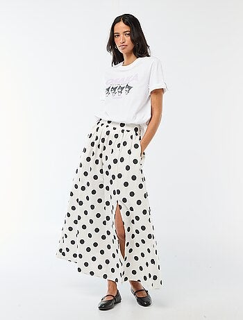 T-shirt met 'Kuromi'-print en korte mouwen