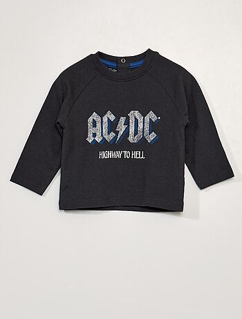 T-shirt met lange mouw 'AC/DC' - Kiabi