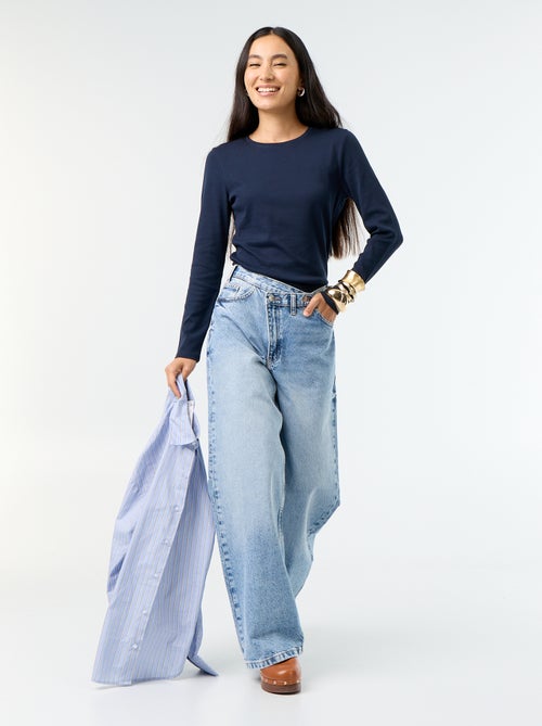 T-shirt met lange mouw - Kiabi T-shirt met lange mouw - Kiabi