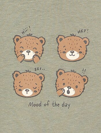 T-shirt met lange mouw en applicatie