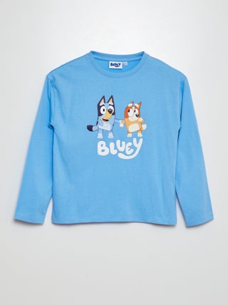 T-shirt met lange mouw en 'Bluey'-print