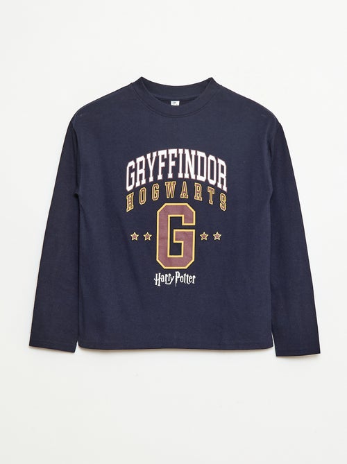 T-shirt met lange mouw en Harry Potter-print - Kiabi