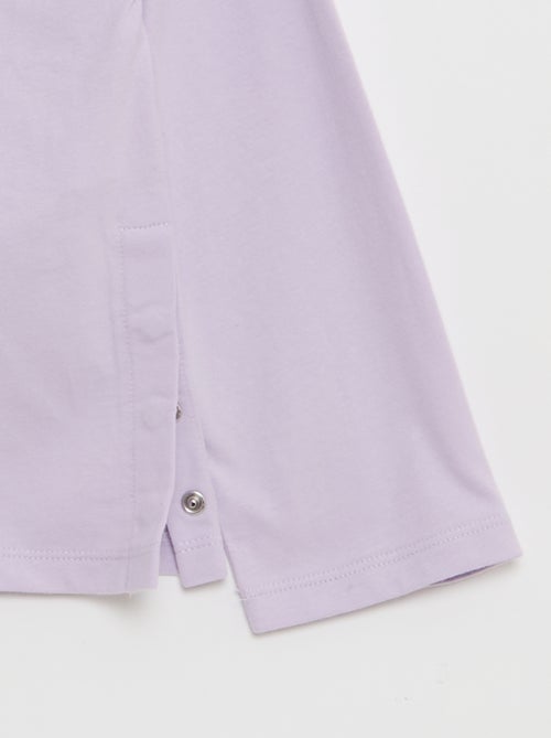 T-shirt met lange mouw en print - So Easy - Kiabi