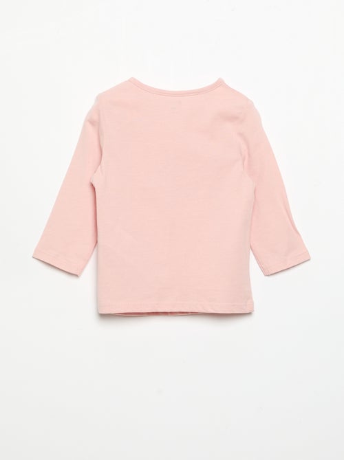 T-shirt met lange mouw en print - Kiabi T-shirt met lange mouw en print - Kiabi