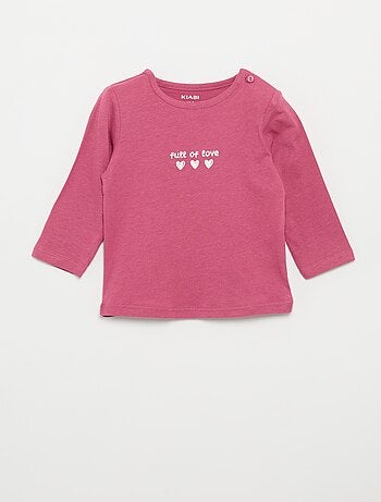 T-shirt met lange mouw en print