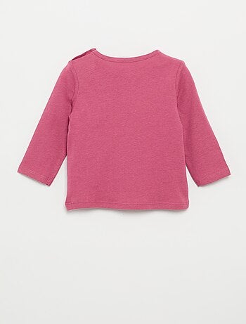 T-shirt met lange mouw en print