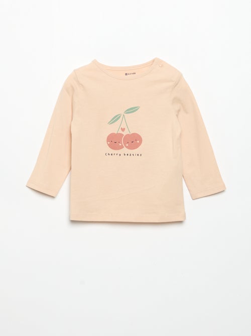 T-shirt met lange mouw en print - Kiabi T-shirt met lange mouw en print - Kiabi