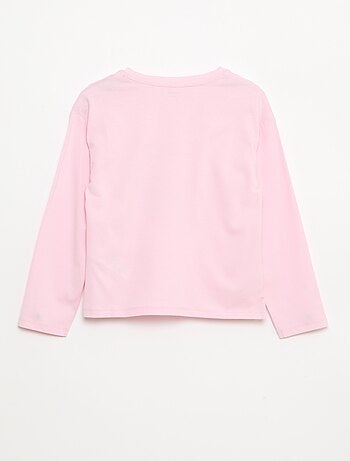 T-shirt met lange mouw en print