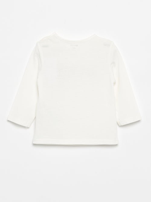 T-shirt met lange mouw en print - Kiabi T-shirt met lange mouw en print - Kiabi