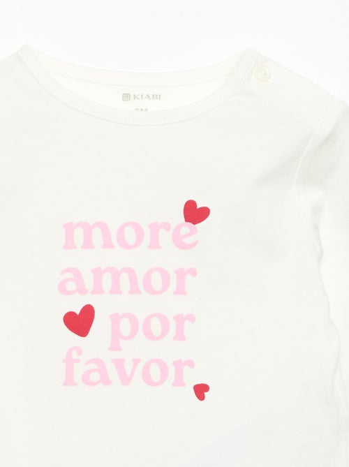 T-shirt met lange mouw en print - Kiabi T-shirt met lange mouw en print - Kiabi