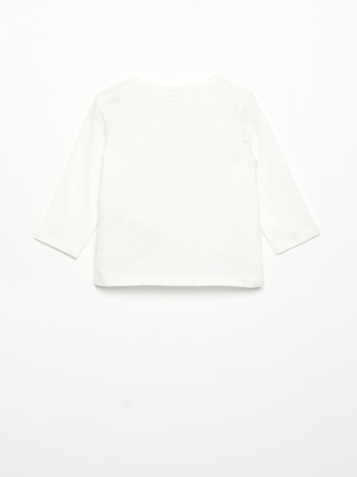 T-shirt met lange mouw en print - Kiabi T-shirt met lange mouw en print - Kiabi