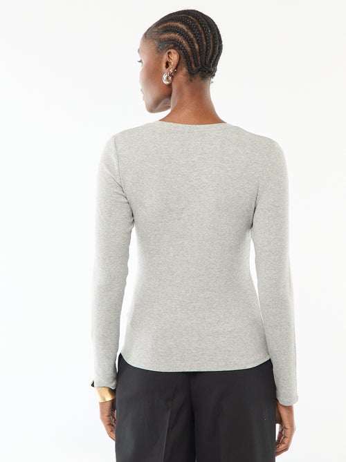 T-shirt met lange mouw - Kiabi T-shirt met lange mouw - Kiabi