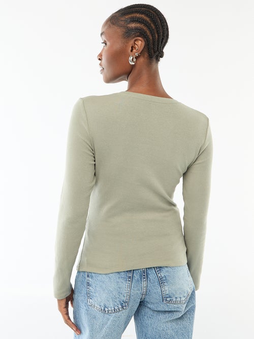 T-shirt met lange mouw - Kiabi T-shirt met lange mouw - Kiabi