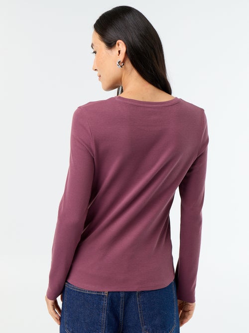 T-shirt met lange mouw - Kiabi T-shirt met lange mouw - Kiabi