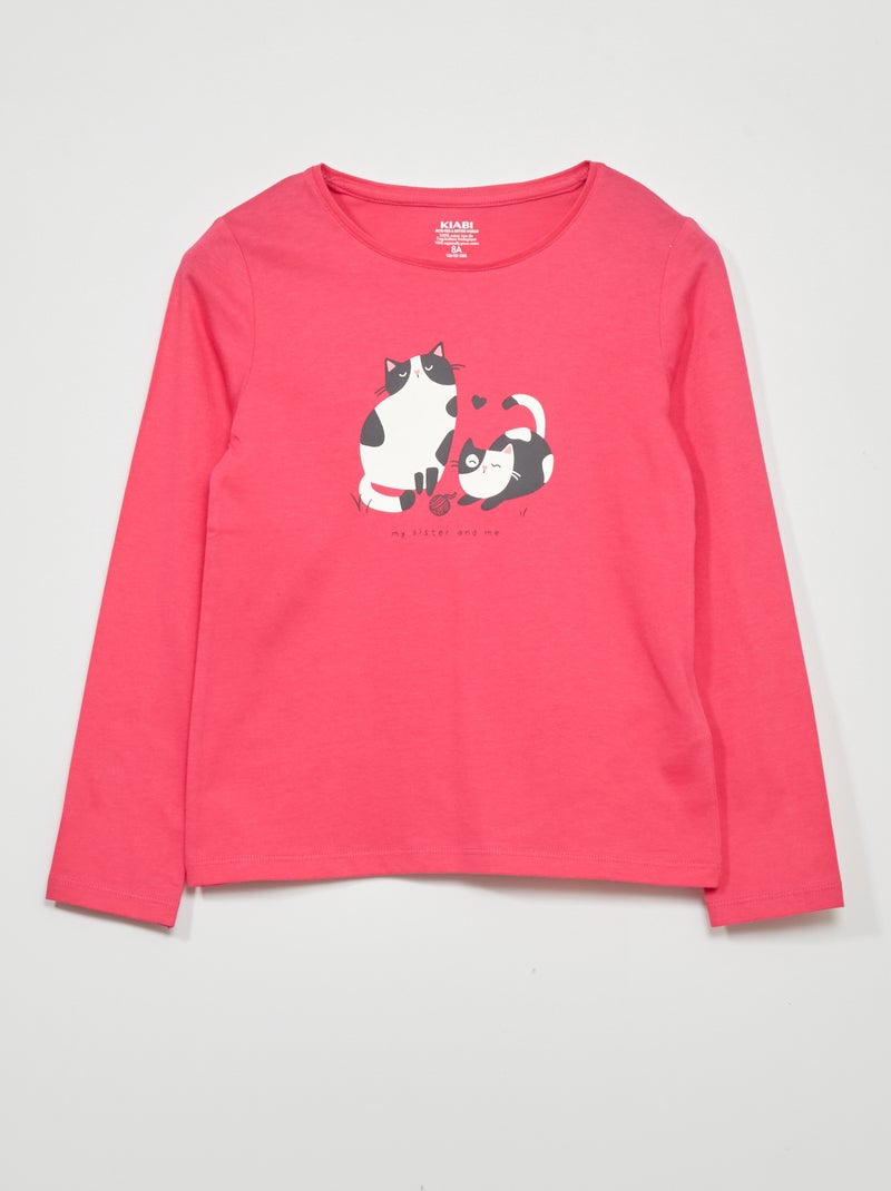 T-shirt met lange mouw ROSE - Kiabi