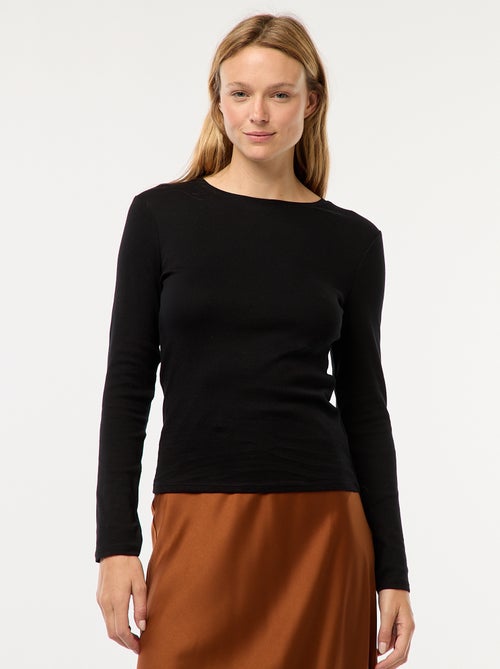 T-shirt met lange mouw - Kiabi T-shirt met lange mouw - Kiabi