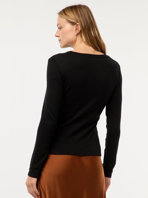 T-shirt met lange mouw - Kiabi T-shirt met lange mouw - Kiabi