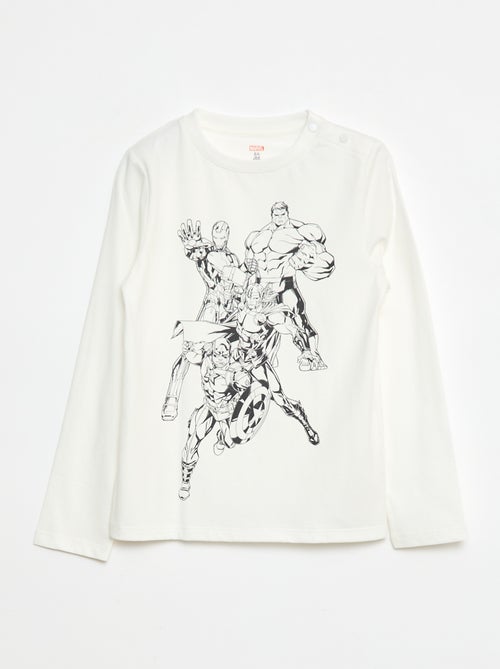 T-shirt met lange mouwen - Avengers - gemakkelijk aan te trekken collectie - Kiabi