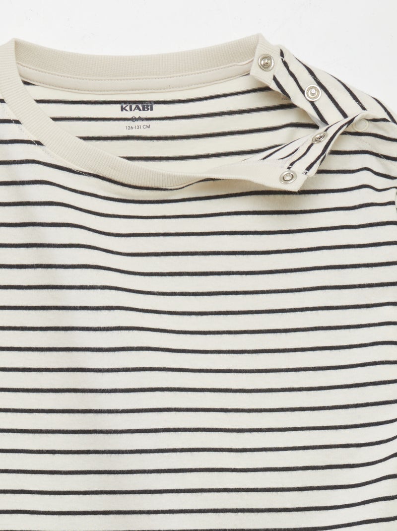 T-shirt met lange mouwen - gemakkelijk aan te trekken collectie BIEGE - Kiabi