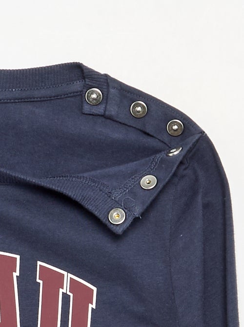 T-shirt met lange mouwen - gemakkelijk aan te trekken collectie - Kiabi