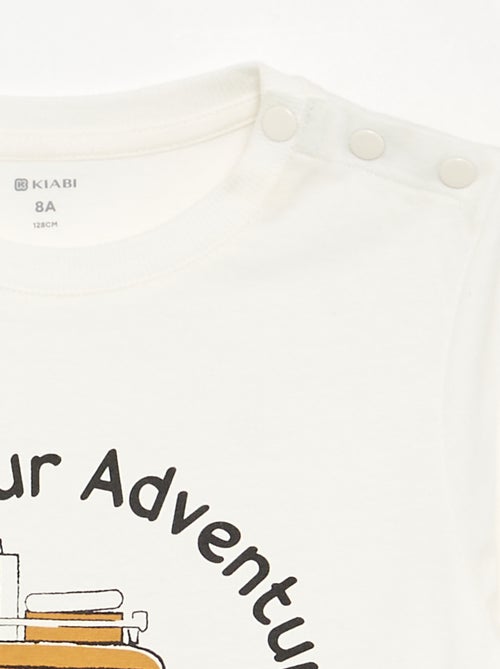 T-shirt met lange mouwen - gemakkelijk aan te trekken collectie - Kiabi
