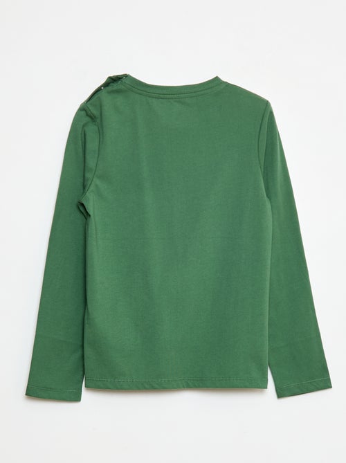 T-shirt met lange mouwen - Jurassic World - gemakkelijk aan te trekken collectie - Kiabi