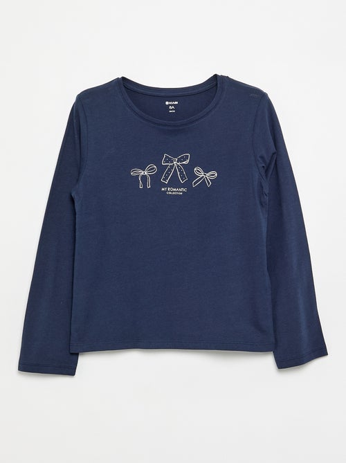 T-shirt met lange mouwen - Kiabi