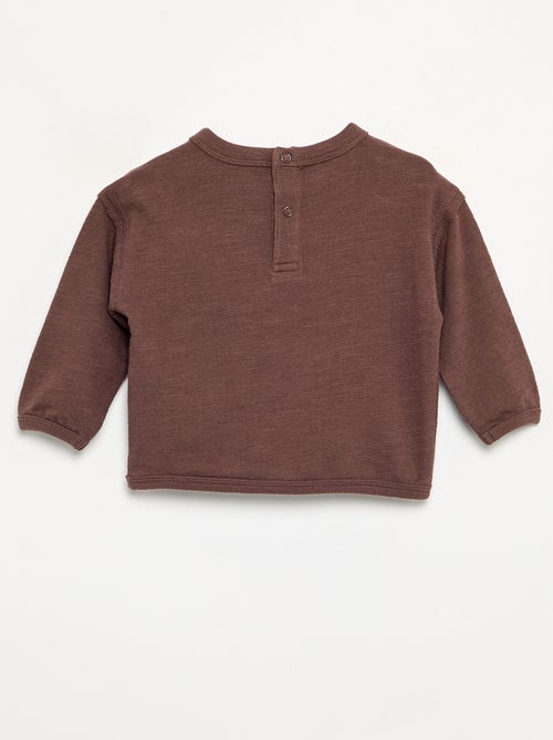 T-shirt met lange mouwen - Kiabi