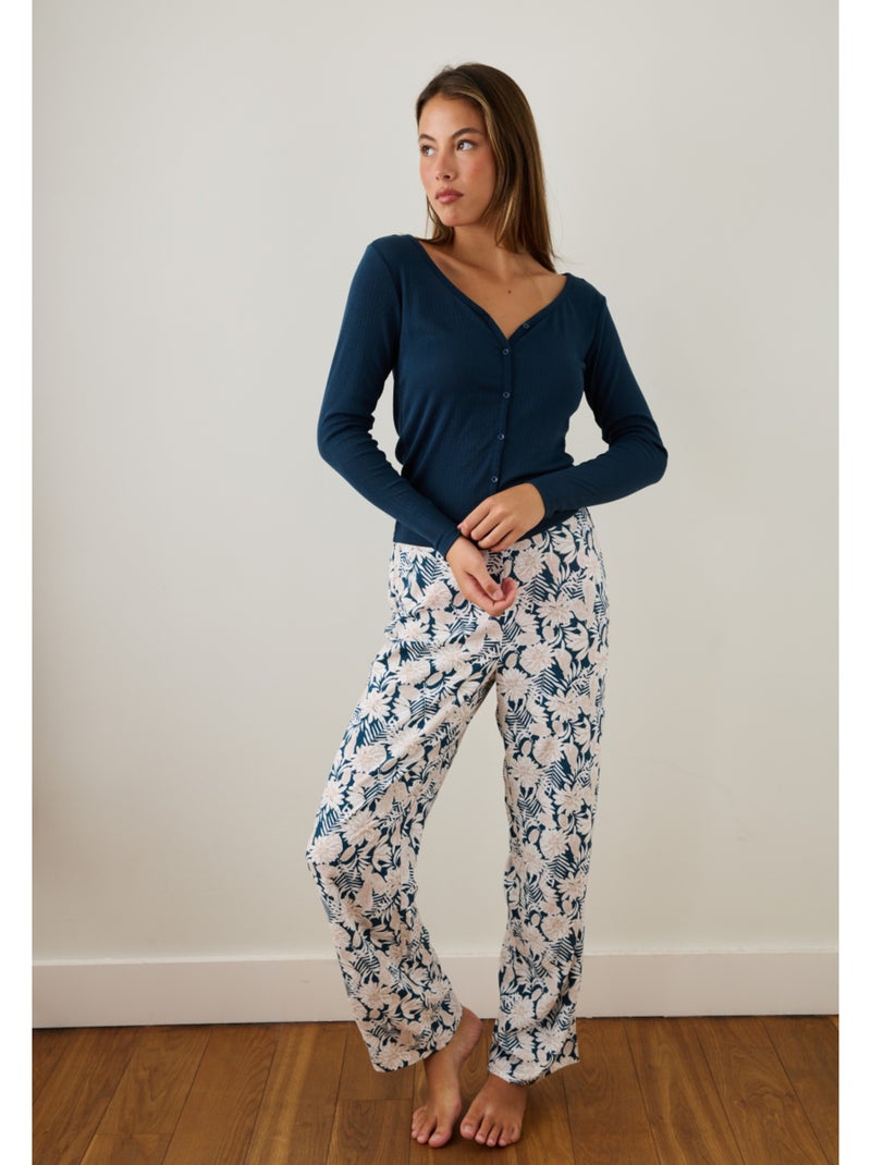 T-shirt met lange mouwen emma Blauw - Kiabi