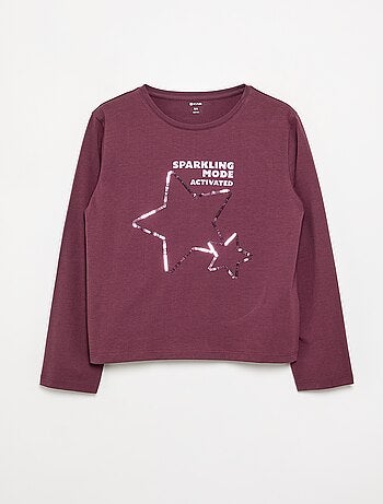 T-shirt met lange mouwen en animatie