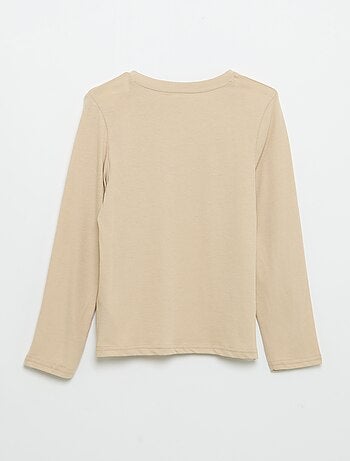 T-shirt met lange mouwen en print
