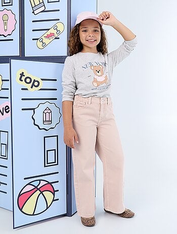 T-shirt met lange mouwen en print