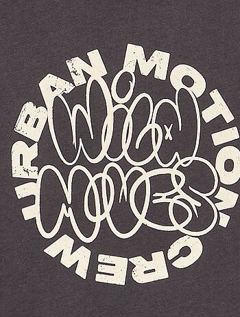 T-shirt met lange mouwen en print