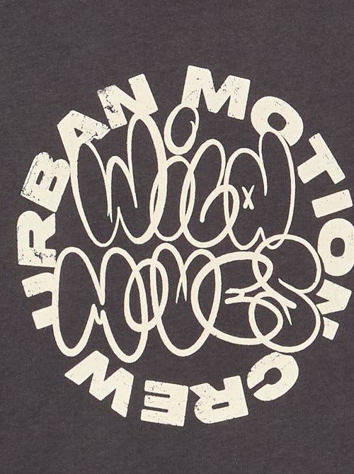 T-shirt met lange mouwen en print - Kiabi