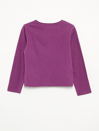 T-shirt met lange mouwen en print