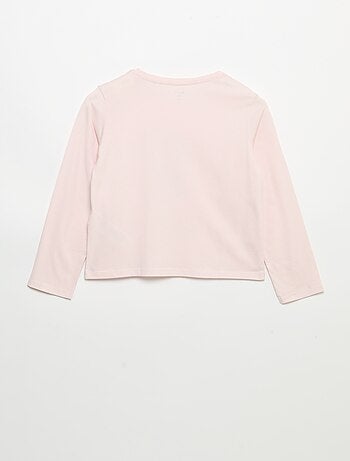 T-shirt met lange mouwen en print