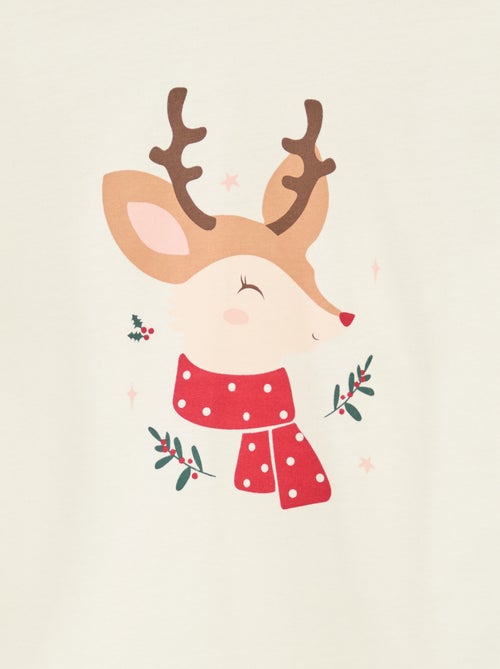 T-shirt met lange mouwen en print - Kiabi