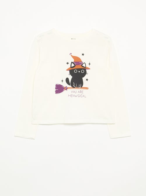 T-shirt met lange mouwen en print - Kiabi T-shirt met lange mouwen en print - Kiabi