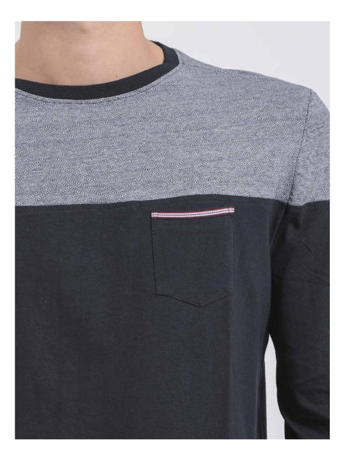 T-shirt met lange mouwen en ronde hals van puur katoen, gemaakt door jupinel. - Kiabi T-shirt met lange mouwen en ronde hals van puur katoen, gemaakt door jupinel. - Kiabi