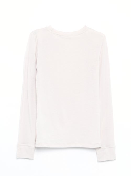 T-shirt met lange mouwen - Kiabi