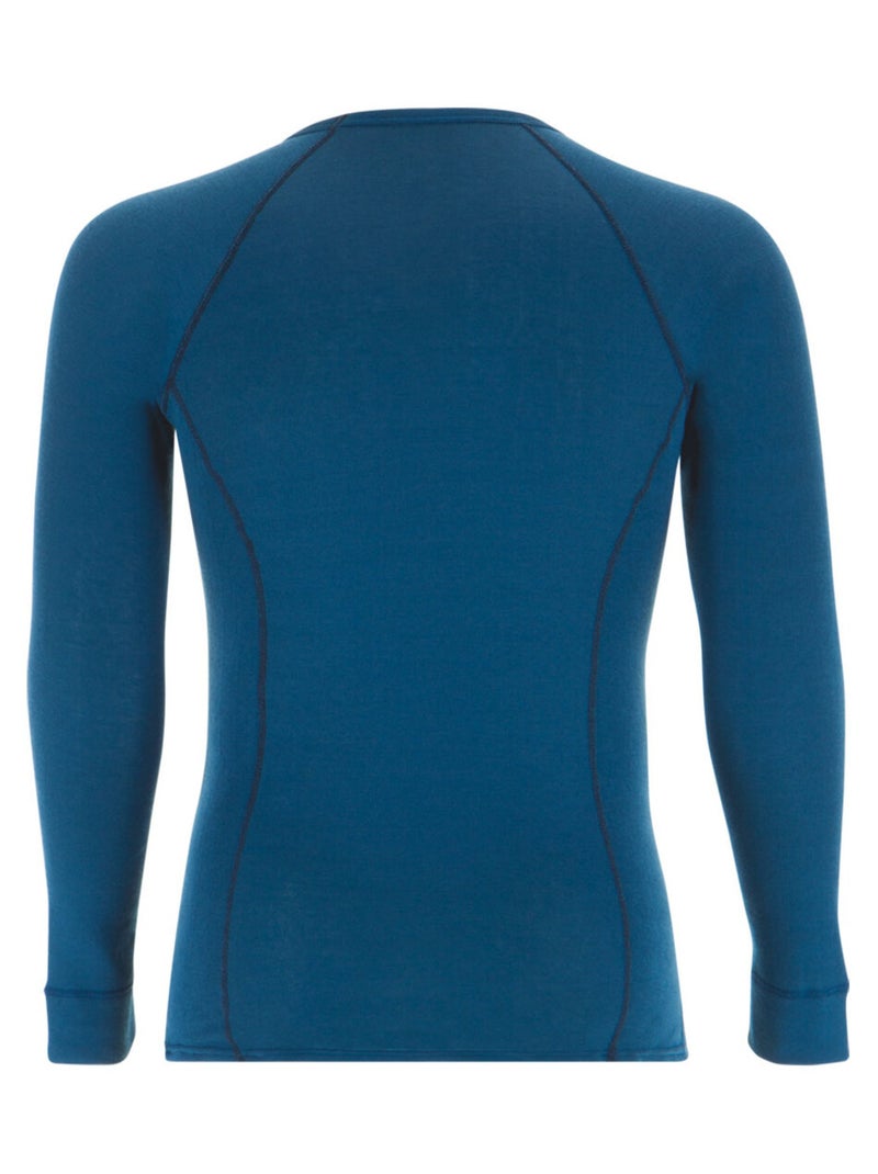 T-shirt met lange mouwen heren thermik Blauw - Kiabi