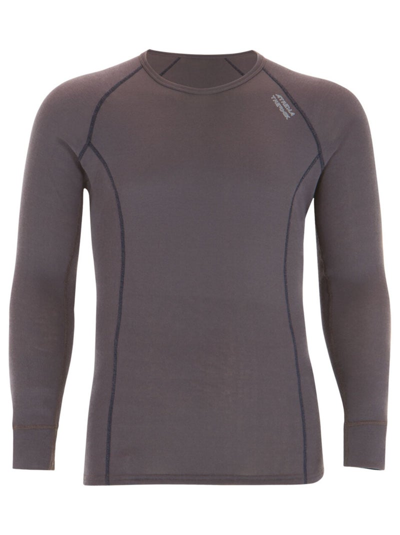 T-shirt met lange mouwen heren thermik Grijs - Kiabi